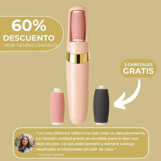 Lima Eléctrica Veltura Pro™ + 2 Cabezales (GRATIS) - Edición Limitada