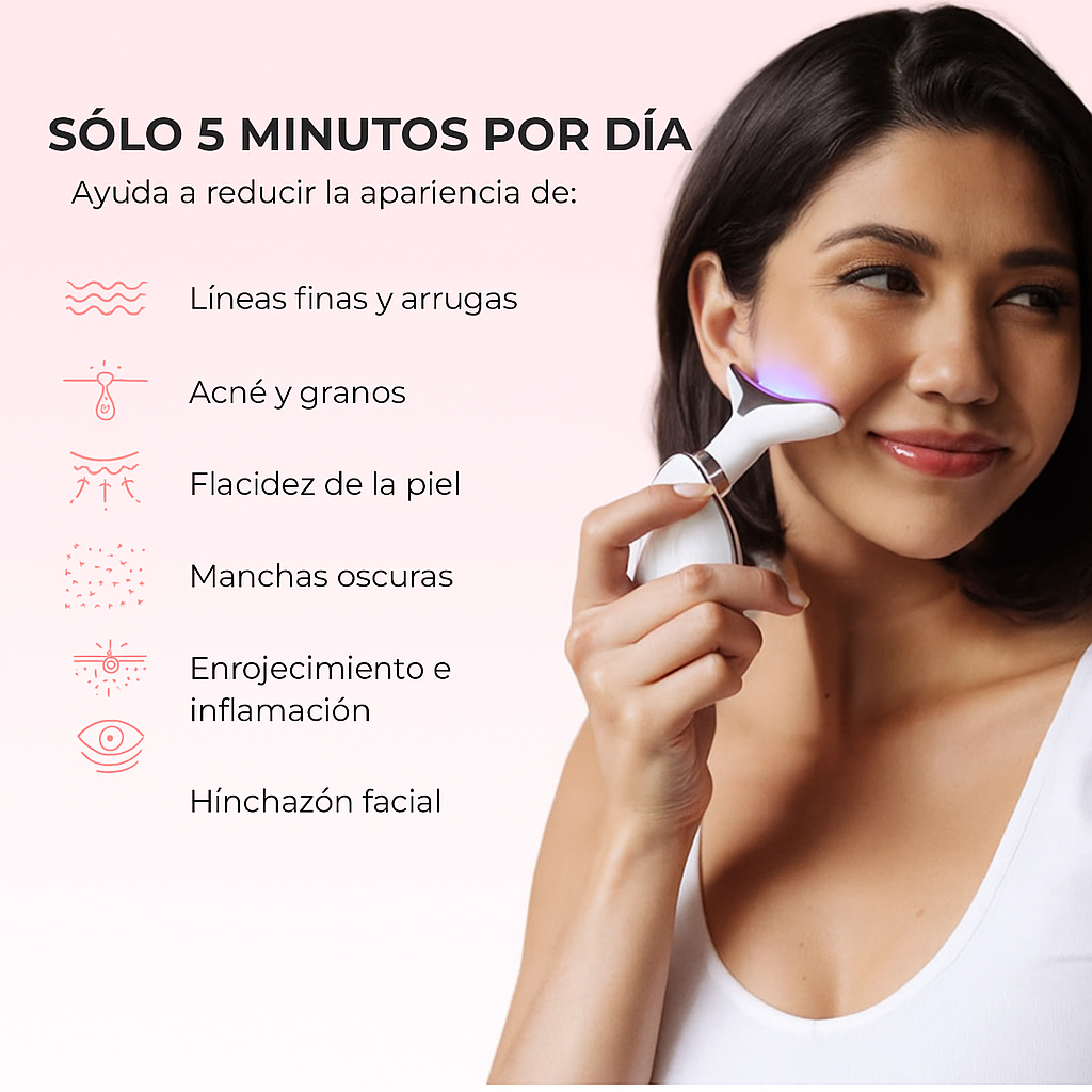 Escultor Facial LED 7-En-1 Veltura™ + Sérum Facial (GRATIS) - Edición Limitada